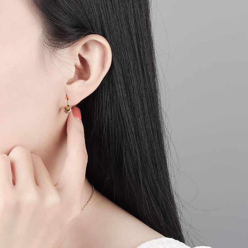 Lindon Copper Alloy Zirkón Náušnice Visiace náušnice pre ženy Darčeky na svadbu