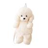 Teddy Bear Plush Backpack for Kids Cute Puppy Toy & Snack Bag Soft Girls Shoulders Bag Preschooler Schoolbags for Daycare Picnics