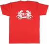 Sea Love With Flowers Crab Mens Unisex TShirt Tee