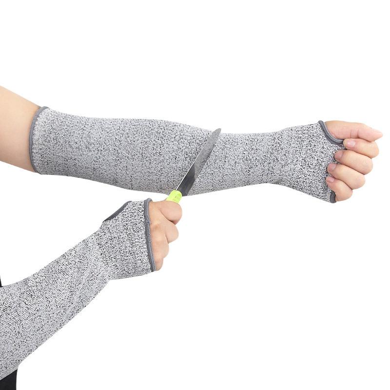 Multi-purpose HPPE Anti-cut Arm Guard Wrist Guard Sleeve Glass Factory Handling Cutting Protective Elbow Sleeve