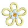 Woven Macrames Colorful Flower Wall Art Decoration for Living Room or Baby Kids Bedroom Nursery Wall Hanging Ornament
