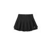 Charcoal Two Layer Skirt Metal Heart