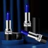 VIBELY Blue Siren Warm Sense Farbwechselnder Lippenstift, langanhaltend, wasserfest, warmer Lippenstift, blauer Perlmutt-Lippenstift