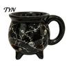 Tasse à Cacao Motif Crâne Tasse Chaudron de Sorcière Halloween, Citrouille Fantôme Céramique Café Tasse Ornement Unique Sorcellerie, Vaisselle Effrayante pour la Maison