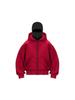 Men's Fleece Hoodie with Double Hood Design - European Size Loose Fit