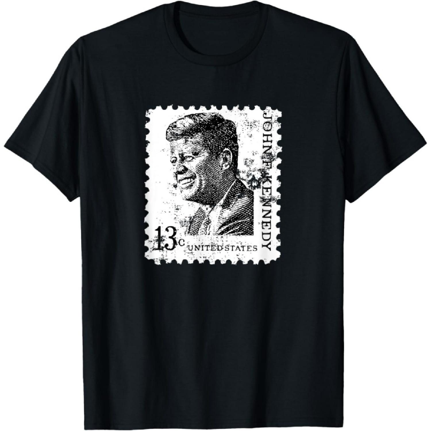 Винтажная футболка с маркой Джона Ф. Кеннеди S