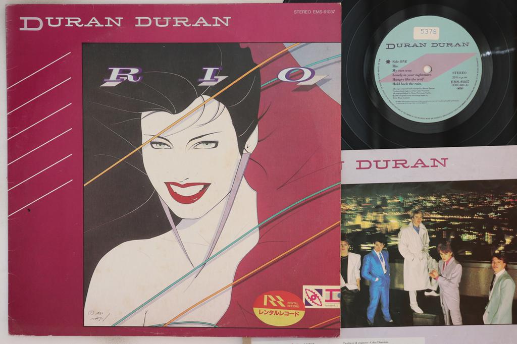 LP Record DURAN DURAN - Rio EMS91037 EMI 1982 Japan Rock Used