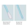 100PCS 2 In 1 Cotton Swabs Double Head Cleaning Ear Scoop Cotton Swab Disposable Makeup Remover Tool with Storage Box