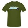 Citroen 2cv Arte Retrò T-shirt Assorbente e Traspirante Brand Retrò Trendy Versatilità Quotidiana Manica Corta