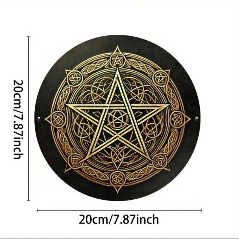 Metal Wall Art Decorative Sign Hanging Home Decor 20x20 cm