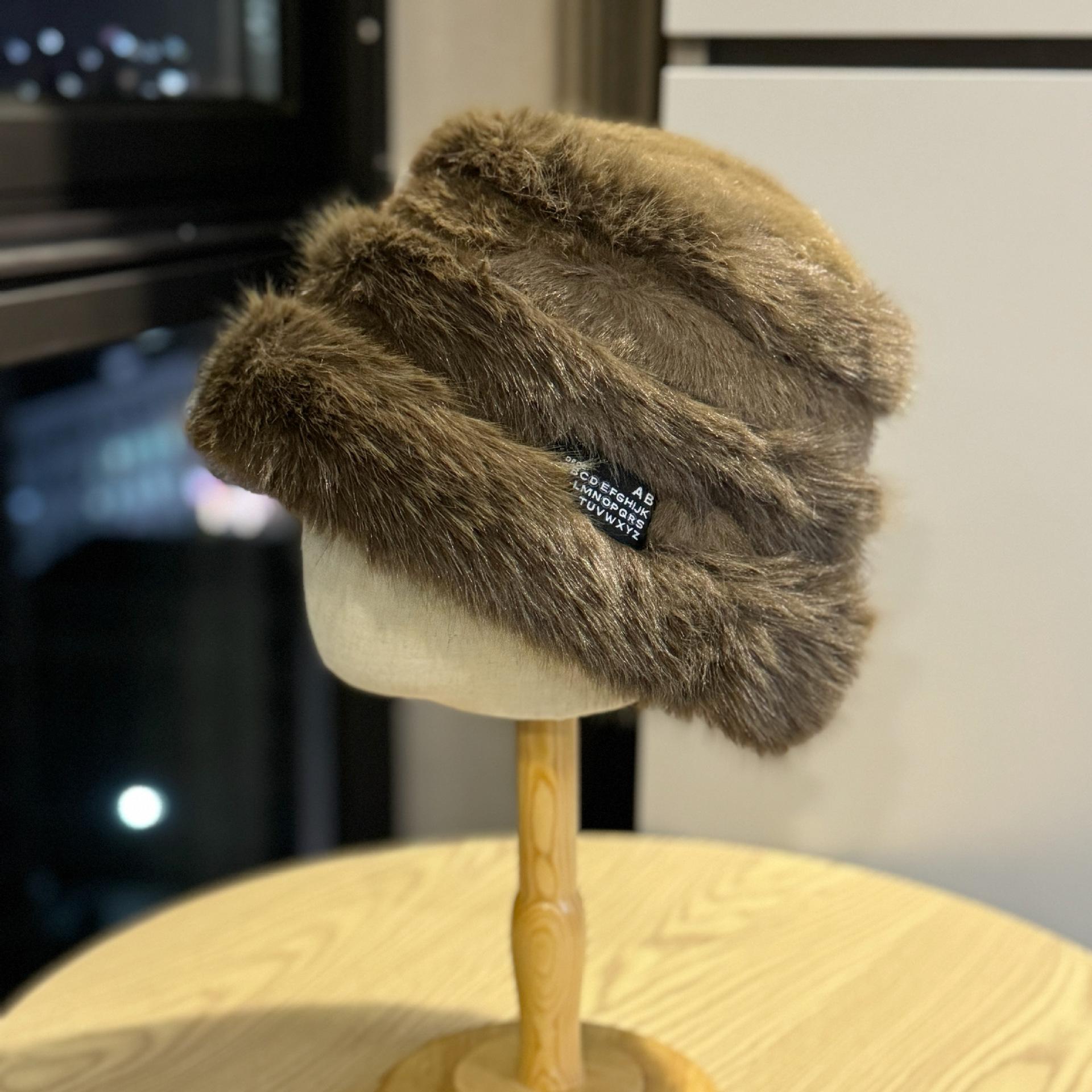 

Шапка нового стиля для женщин Плюшевая защита ушей Теплая осенне-зимняя Маленькое лицо Уличная ветрозащитная и холодостойкая шапка-бандана для женщин Трендовая Adjustable