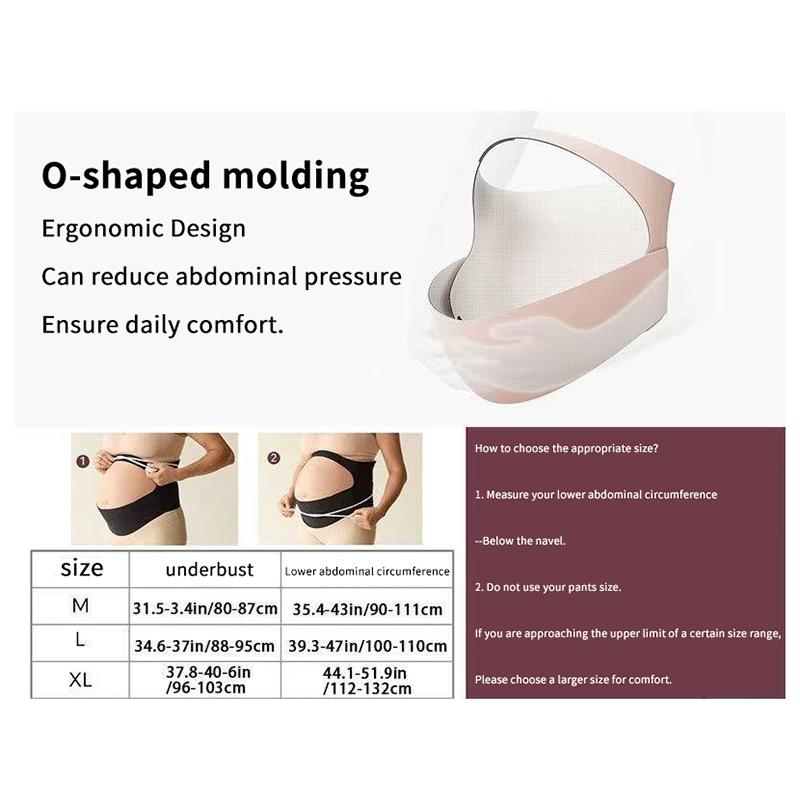 Comfortable Adjustable Maternity Waist Support Brace for Pregnancy Back Care