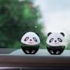 Car Dashboard Ornaments Bobblehead Panda Ornaments Car Dashboard Shaking Head Car Doll Toy Panda Figurine Dashboard Decor For