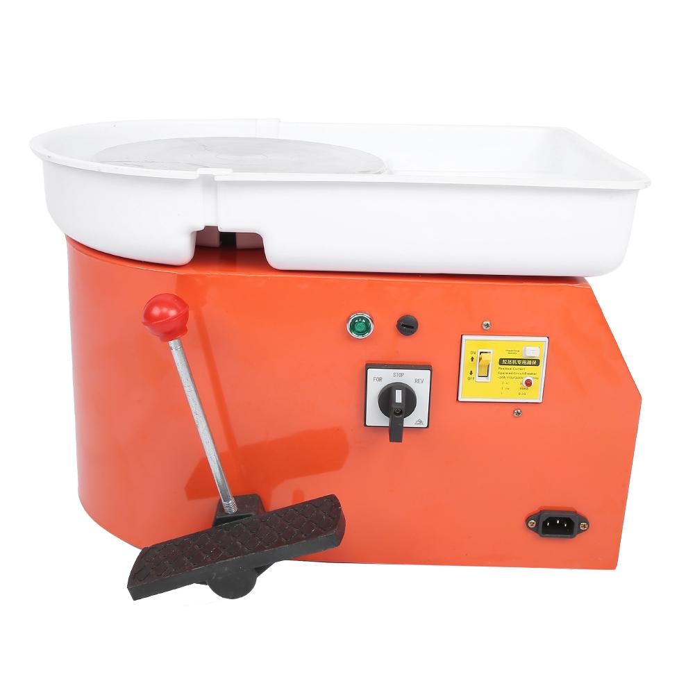 Ceramic Pottery Electric Machine Detachable Basin Adjustable Speed Art Craft Clay Tool 350W