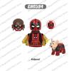 Hot building block toys children's mini brick Superhero Joker Two-Face Robin assembly toys party festival collection gifts