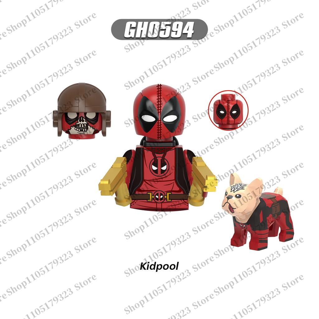 Hot building block toys children's mini brick Superhero Joker Two-Face Robin assembly toys party festival collection gifts