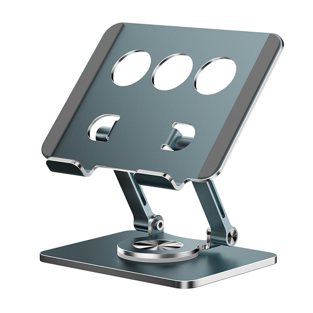 J59 Aluminum Alloy Desktop Stand 360 Degree Rotating Tablet Holder Height Adjustable