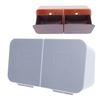 Makeup Box Wall Mounted  Cover Removable Washable Cotton Pad Organizer for Bathroom