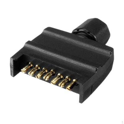 Trailer Adapter Wiring Connector Caravan Sturdy AU 7 Pin Flat Male Quick Fits Semi