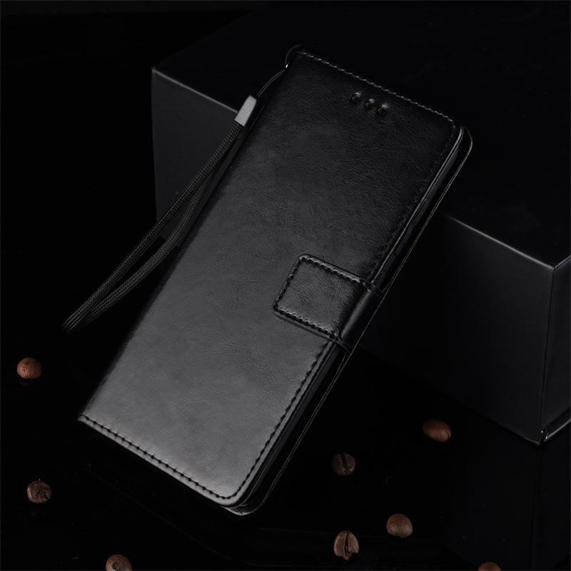 Fairphone 5/6 Leather Flip Case with Card Slot and Lanyard