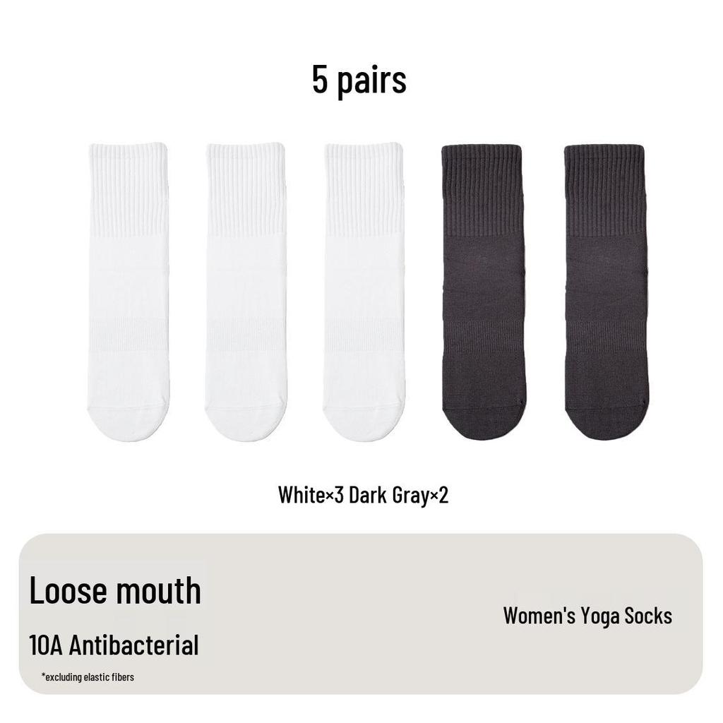 Women's Non-Slip Silicone Yoga & Pilates Socks for Spring/Summer