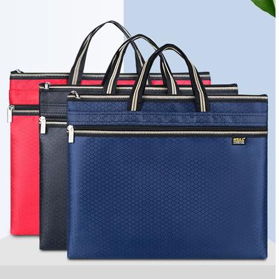 School File Bag Business Handbag A4 Document Bag File Organizer Package Business Storage Bag
