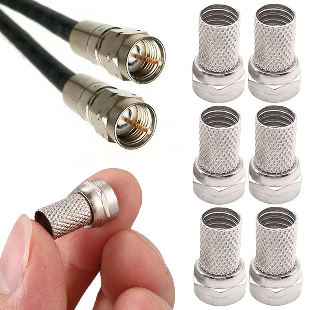 Adaptor de înaltă calitate Conector RG6 F-Type Conector Coaxial Masculin Materiale Cablu de Semnal Linia B U2L0