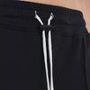 Under Armour Solid Color Logo Drawstring Cuffed Pants Women Pants Black 1374463-001