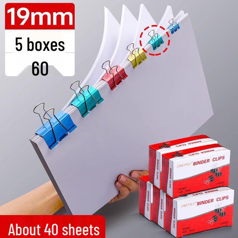 Multifunctional Dovetail File Organizer Clips - Colorful, Large, Medium, Small (15-Pack)