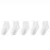 Children's Crew SocksCotton Anti-Bacterial Seamless Spring/Autumn Boys' Girls' School Sports Socks White Black Gray