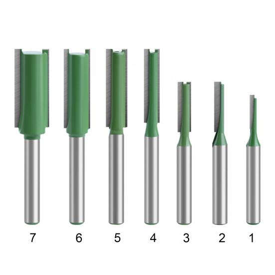 1/4 Professional Woodworking Cutter Fast Speed Wear-resistant Power Tool Accessories Wood Milling Cutter Lineming