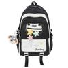 School bag high value multi-layer fresh junior high school sweet versatile contrasting color embroidery light