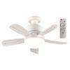 Silent Ceiling Fan with LED Lantern E27 Socket Electric Cordless Fan Modern Smart Cool Fan for Dining Room Bedroom Living Room