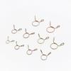 100Pcs Hose Clamp High Quality Zinc Plated Spring Clips Gear Hose Fuel Line Clamp For Boats ATVs Motorcycles With Storage Box