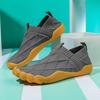 Plus Size Men'S Barefoot Sock Shoes Wide Toe Box Zero Drop Slip-On Breathable Five Finger Walking House Slippers Non Slip