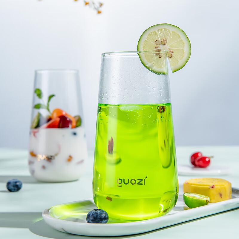 Guozi GZ-S63 Heat-Resistant Borosilicate Glass Tea Cups (Set of 2)