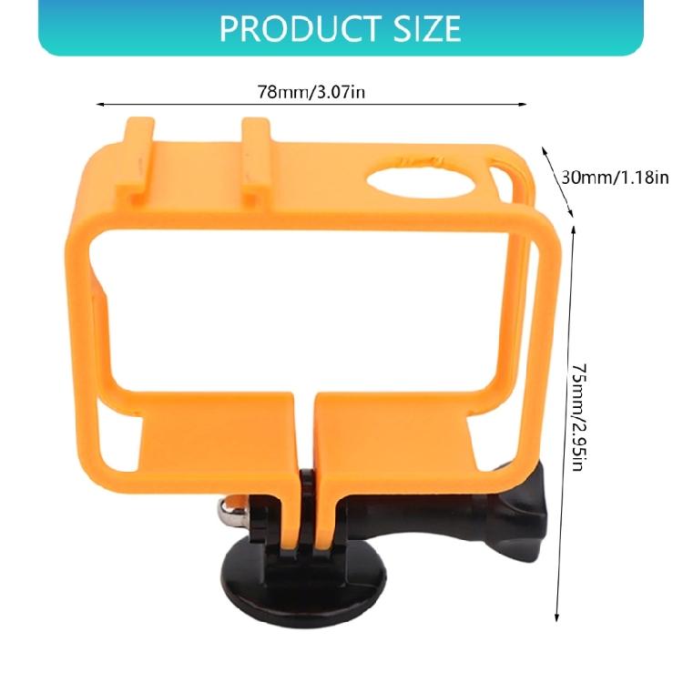 Action Camera Protective Cover Featuring Cold Shoe Expansion for Action 6 Mounting External Accessories Durability