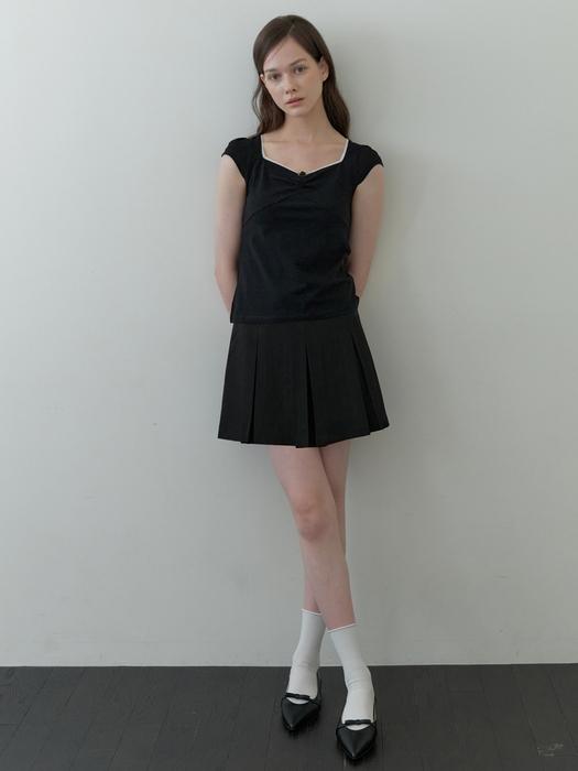 KINDABABY Classic Pleats Skirt - Black