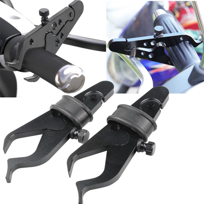 Motorcycle Cruise Control Throttle High Grade Aluminum Lock Assist Retainer Universal Wrist Grip Throttles 2