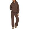 2026 SU Embroidered Hoodie Sweatshirt Pants Set Casual Unisex Streetwear Teens Couples