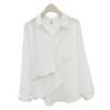 New spring and summer literary and artistic style double-layer cotton yarn cotton breathable shirt women's loose casual versatile long-sleeved shirt 