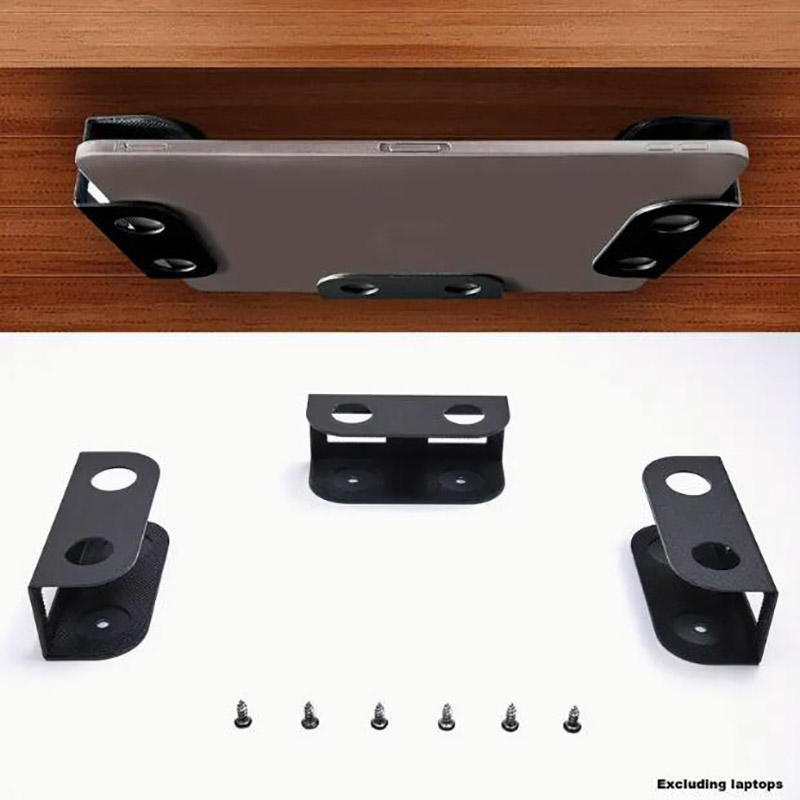 Under Desk Laptop Mount Holder Adjustable Ergonomic Notebook Tray with Slide-out Keyboard Storage
