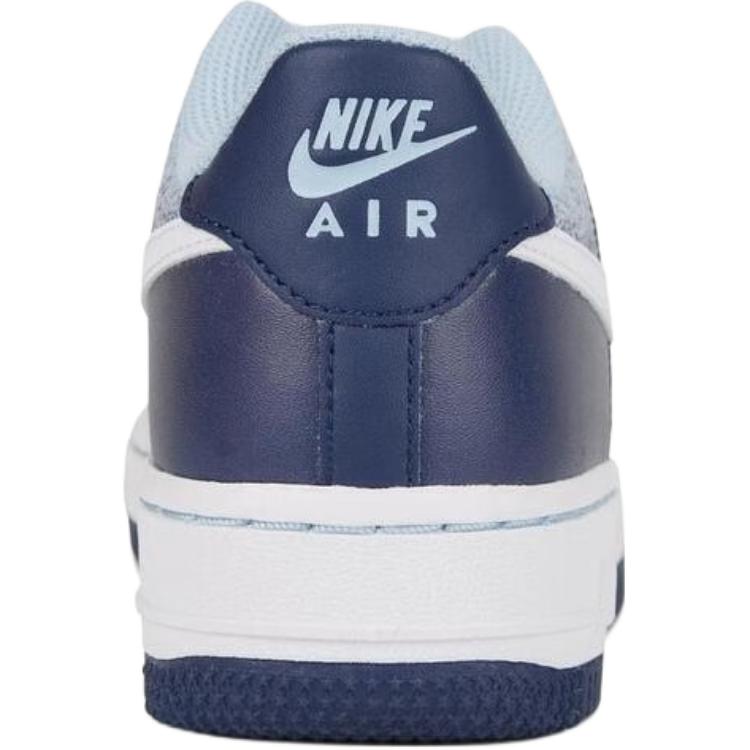 Nike Air Force 1 Low GS Light Armory Blue Kids Sneakers Midnight-Navy White IB7686-400