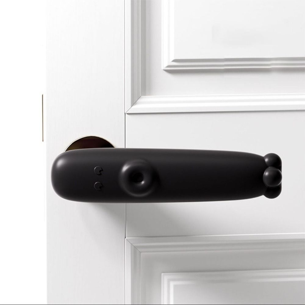 

Крышка дверной ручки со звуком и защитой от столкновений для детской безопасности. Антистатическая крышка, не деформируется. чёрный