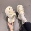 Fashion Butterfly-Knot Slippers Soft Cover Toe Shoes Woman 2025 Luxury Slides Comfort Rubber Designer Sweet Casual Butterfly-knot Scanda