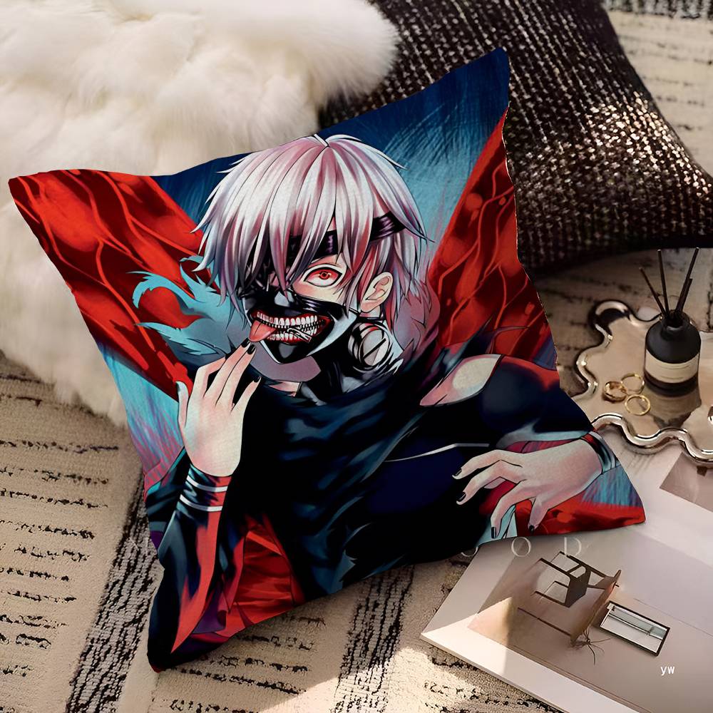 Manga T-Tokyo Ghoul Personalisiertes Bild Text Heimdeko Kissen Haushaltsgeschenke 45x45cm