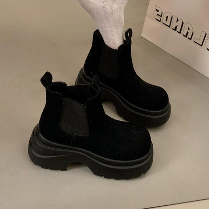 Ankle Boots for Women Platform Chunky Shoes Elegant 2025 Trend New Snow Boots Brand Party Woman Sneakers Walking Botas