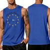 Camiseta sin mangas para hombre Casual Holgada Verano Camiseta para Músculos Tejido Suave Transpirable Cómoda para el Uso Diario