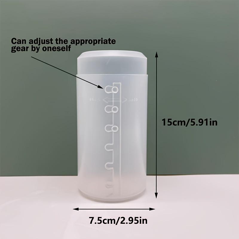 Transparent makeup brush storage rack, extendable storage bucket, outdoor portable dust cover, transparent minimalist style