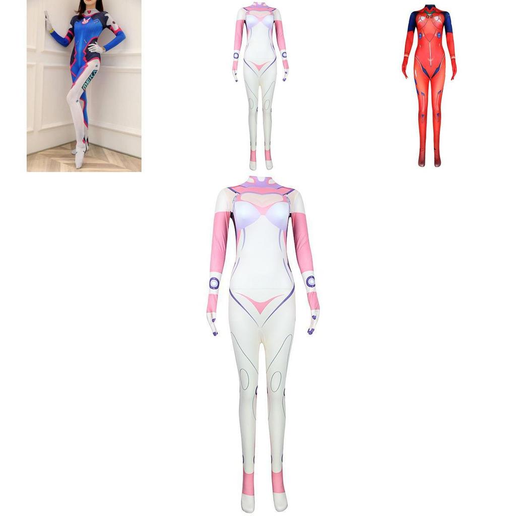 Halloween Cosplay Bodysuit With New Century Evangelion Asuka For Anime And Game Character Dressing